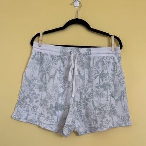 EUC XL Giraffe Drawstring Shorts